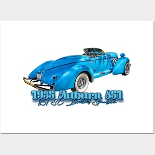 1935 Auburn 851 SC Boattail Speedster Posters and Art